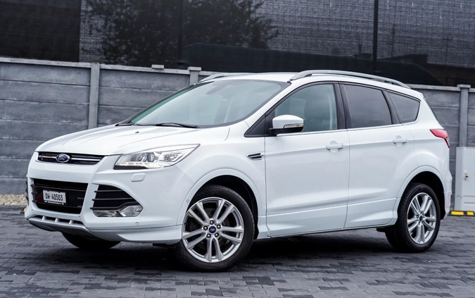 Ford Kuga cena 51900 przebieg: 247500, rok produkcji 2014 z Ozimek małe 781